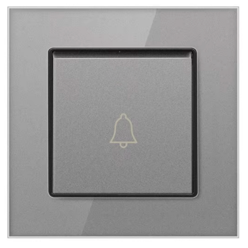Wired doorbell button D01 White