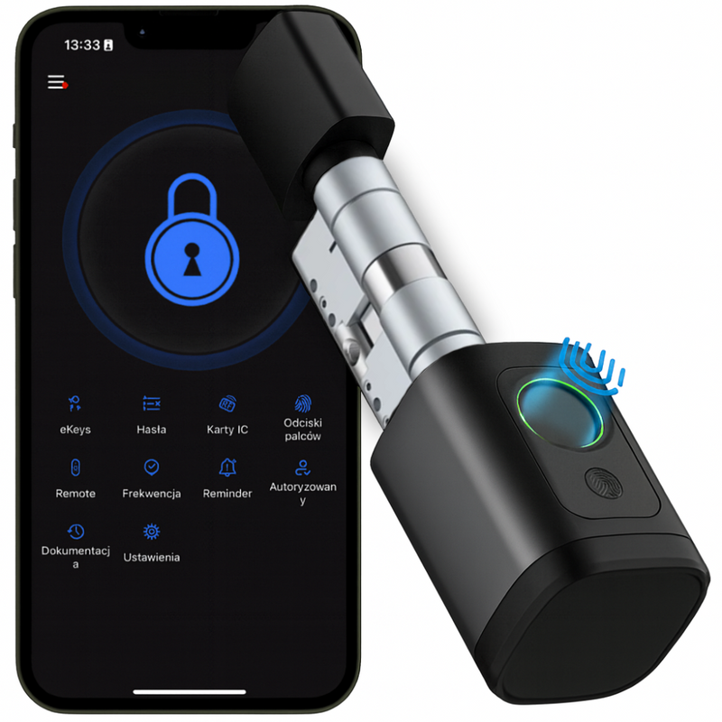 Zamek elektroniczny wkładka V1 TTLock Black