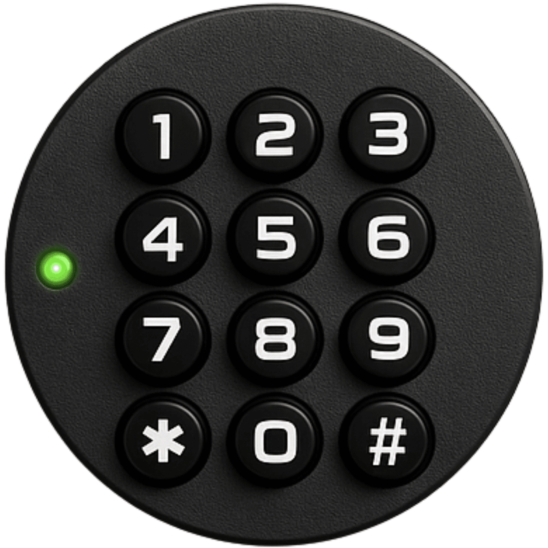 Elektronický zámek na skříňku CB-702 Black
