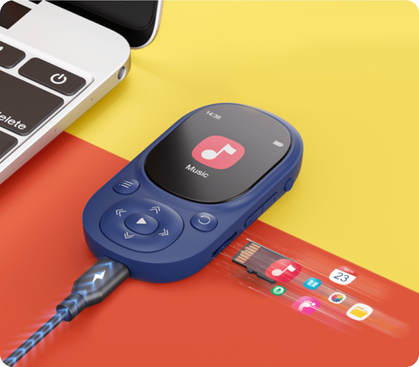 Odtwarzacz muzyki MP3 A11 64GB Granatowy Spreest