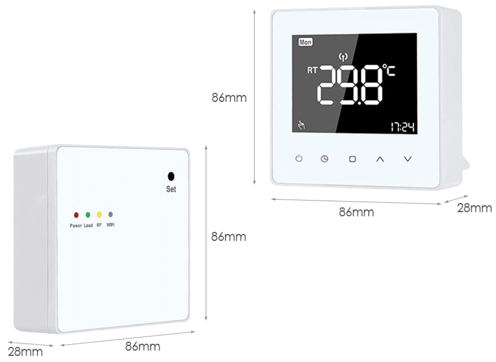 Termostat WiFi TP618RFW Spreest