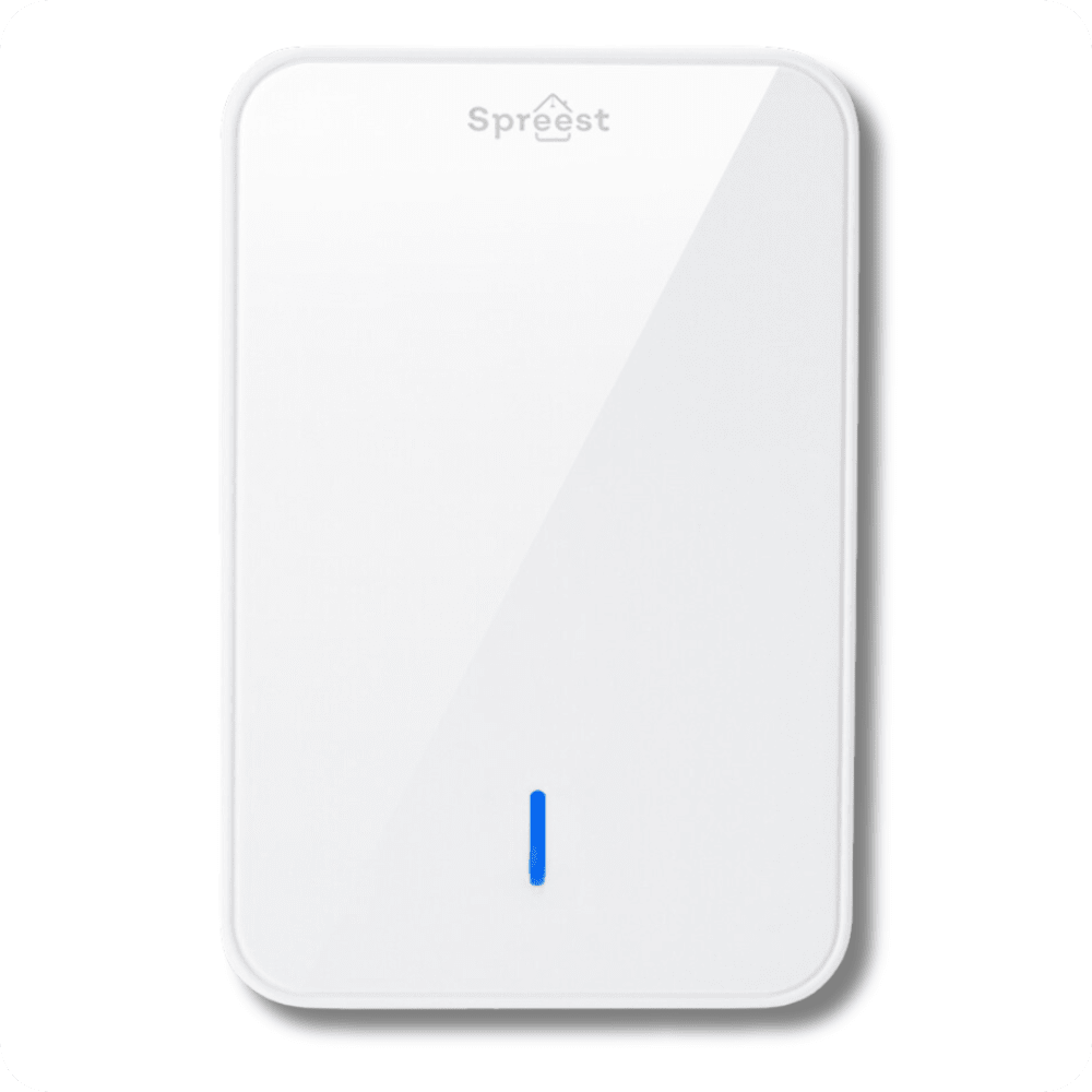 Dzwonek bezprzewodowy Q489-WW 1T1R Biały Spreest
