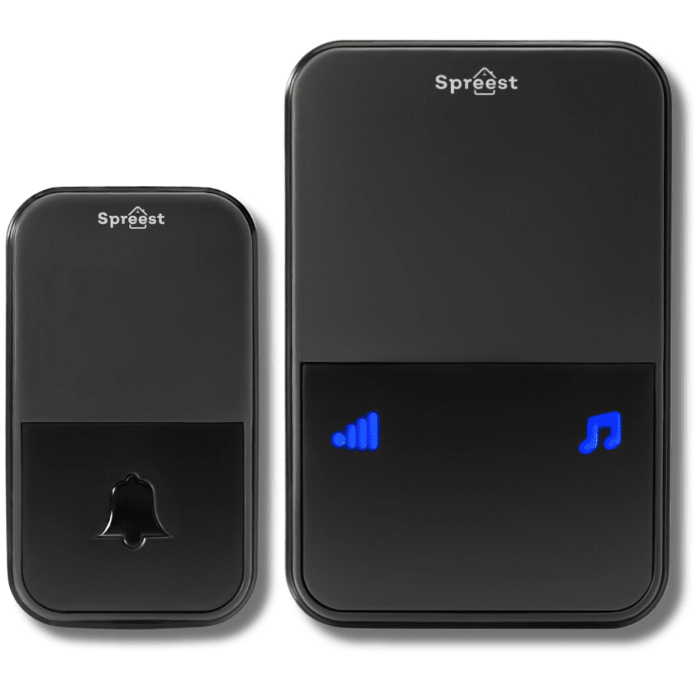 Dzwonek bezprzewodowy U199-BB 1T1R Czarny Spreest