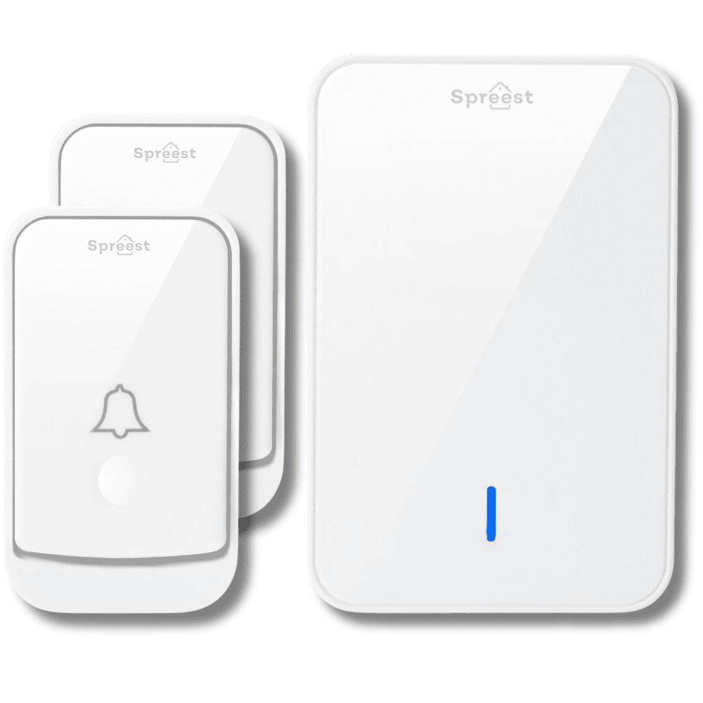 Dzwonek bezprzewodowy 2Q489-WW 2T1R Biały Spreest