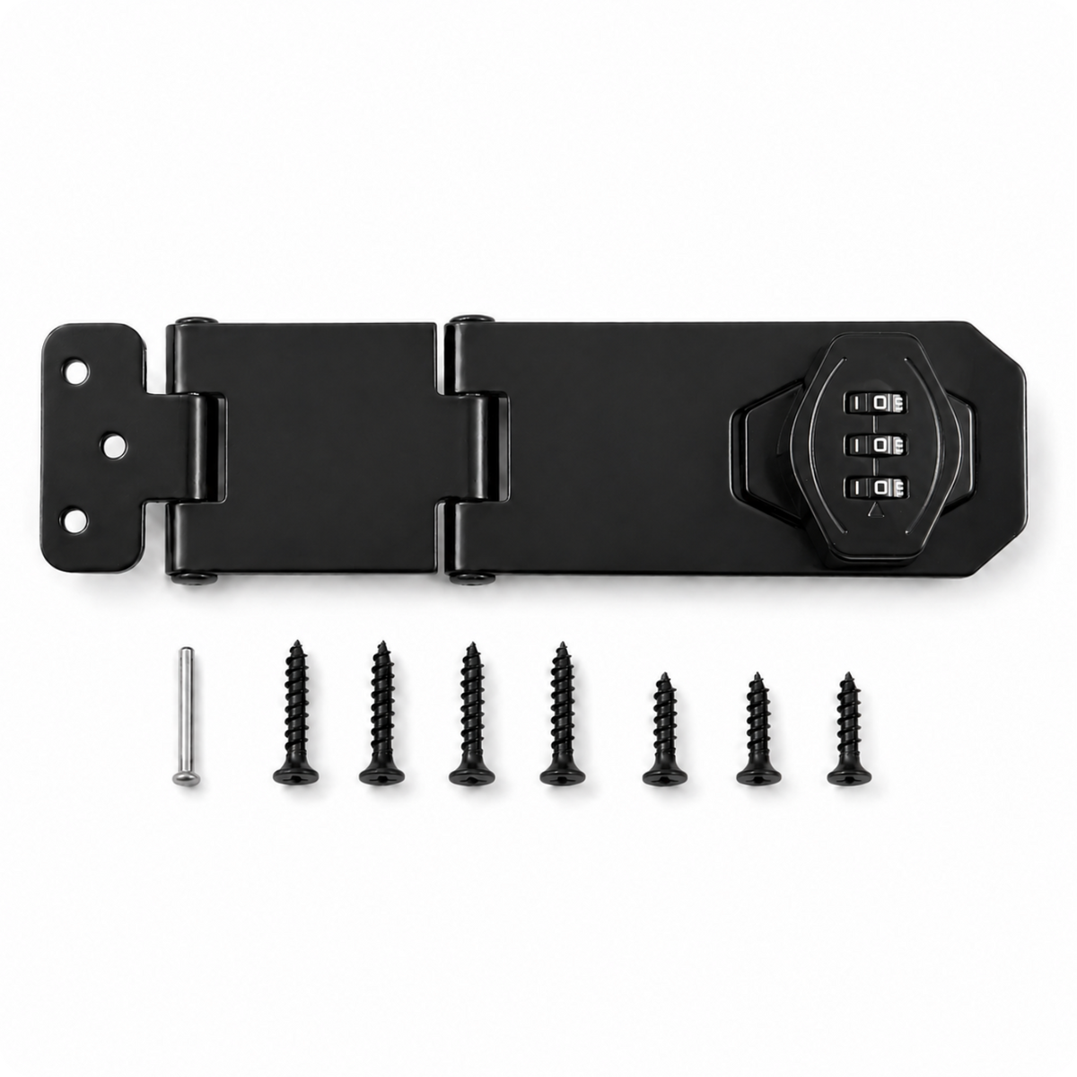 Zamek mechaniczny do szafki S4A-1106 nawierzchniowy Black