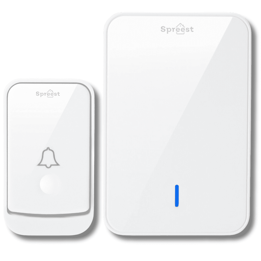 Dzwonek bezprzewodowy Q489489-WW 1T2R Biały Spreest
