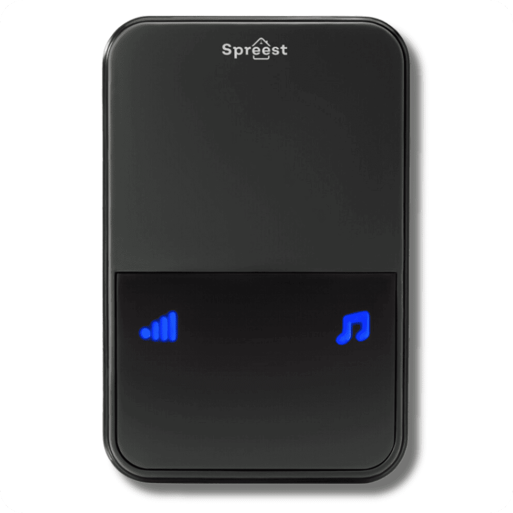 Dzwonek bezprzewodowy U199199-BB 1T2R Czarny Spreest