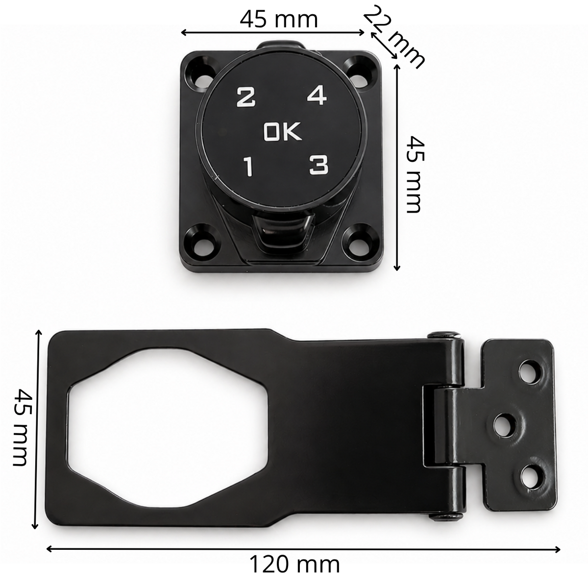S4A-1108 surface-mounted cabinet lock