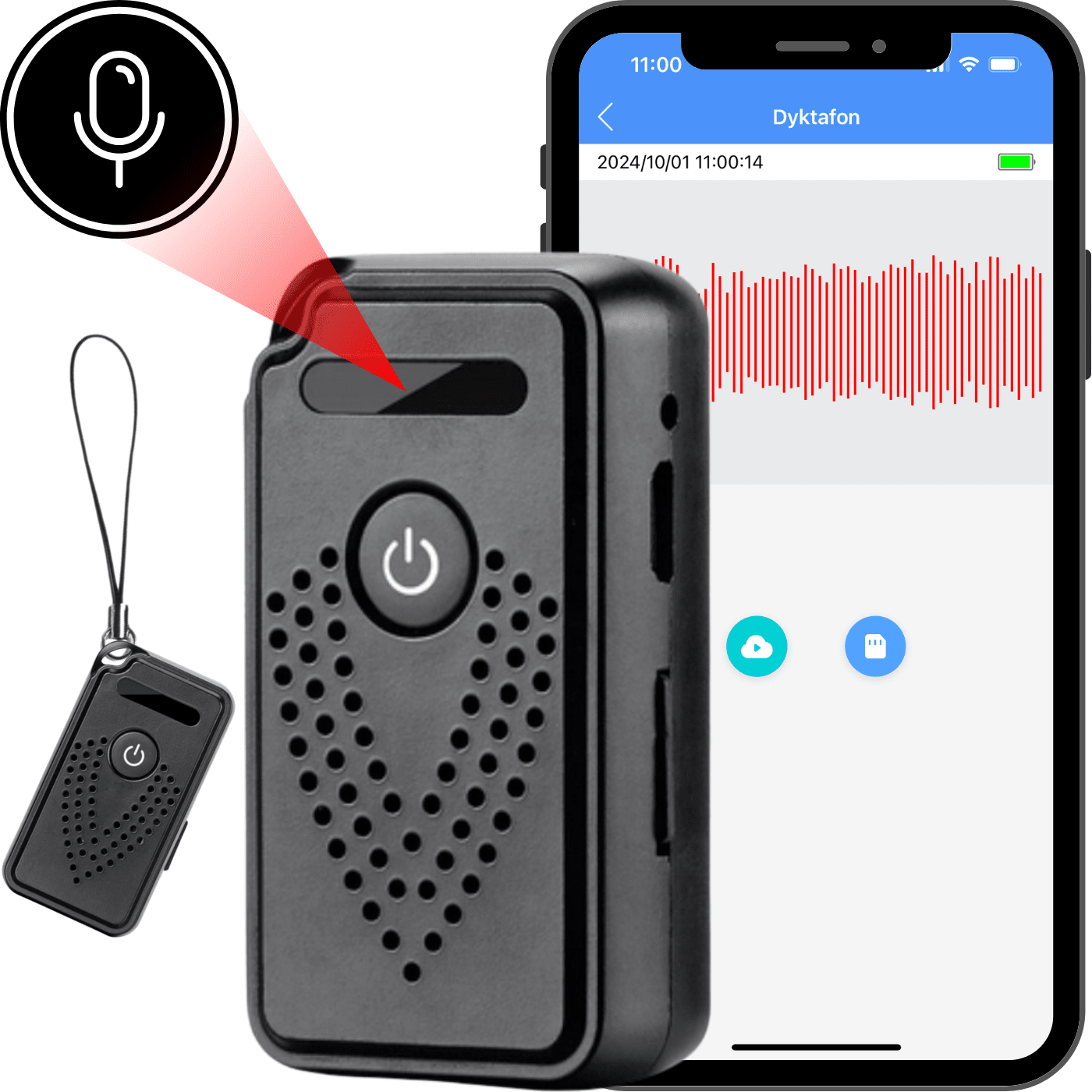 Dyktafon WiFi EL-AR01 Spreest