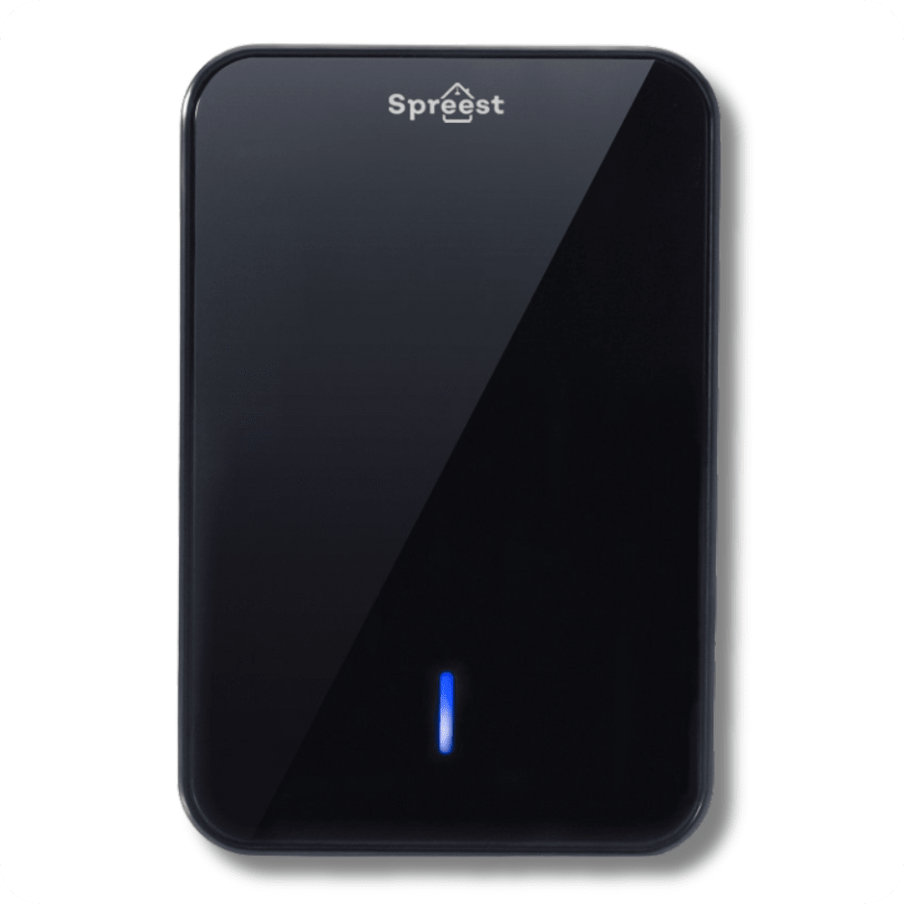 Dzwonek bezprzewodowy Q489-BB 1T1R Czarny Spreest