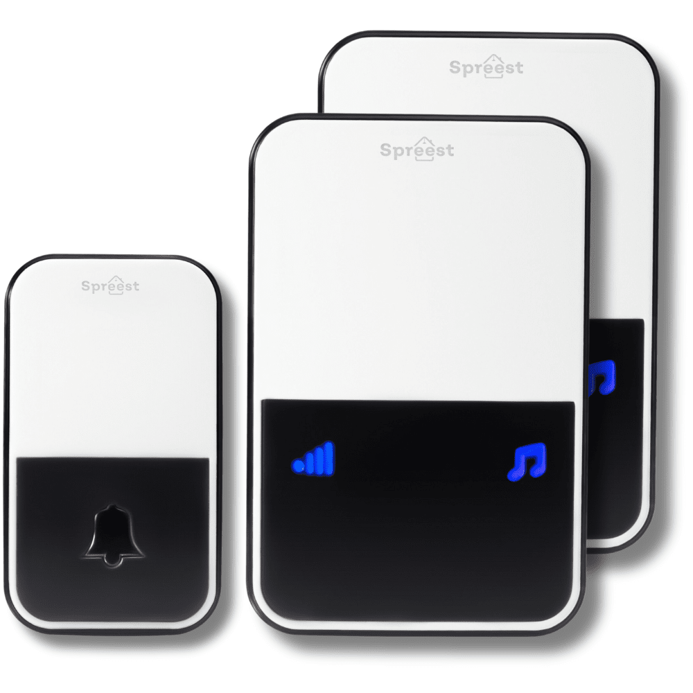 Dzwonek bezprzewodowy U199-WW 1T1R Biały Spreest