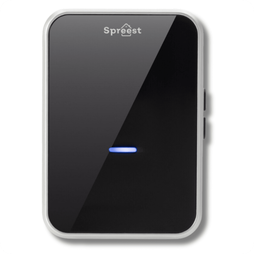 Dzwonek bezprzewodowy 2Q193-BS 2T1R Czarno-Srebrny Spreest