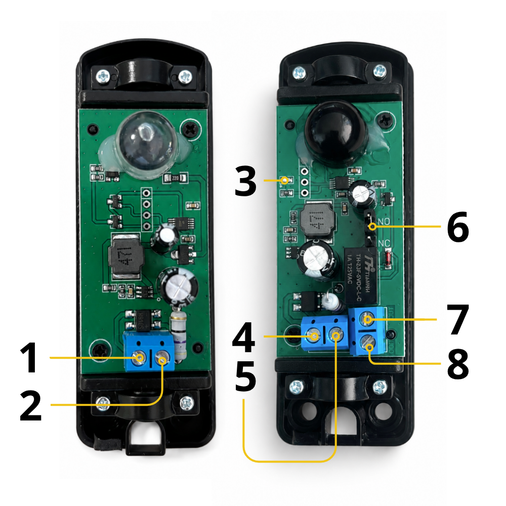 Fotokomórka czujka przeszkód HW-08 12-24V AC/DC
