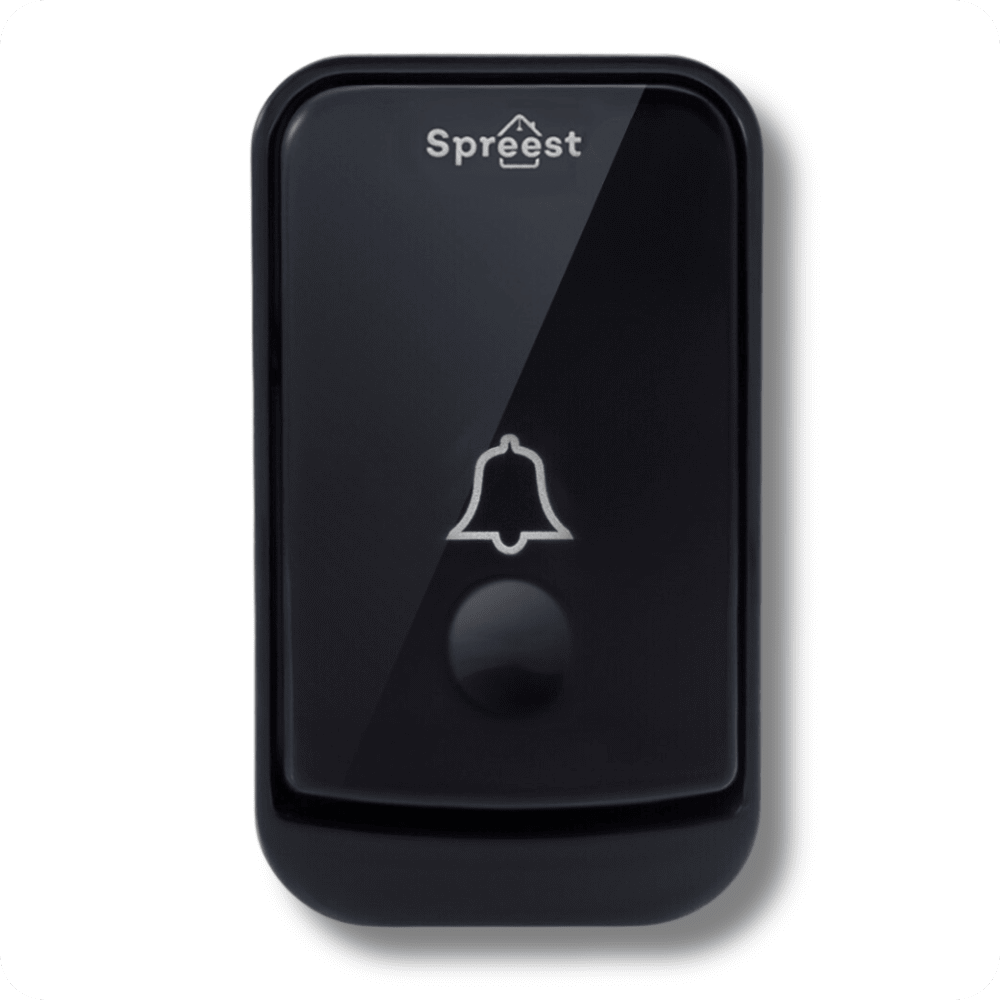 Dzwonek bezprzewodowy Q189189-BB 1T2R Czarny Spreest