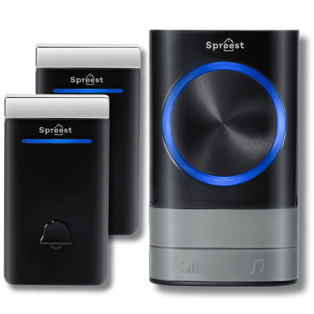 Dzwonek bezprzewodowy N189-BB 1T1R Czarny Spreest