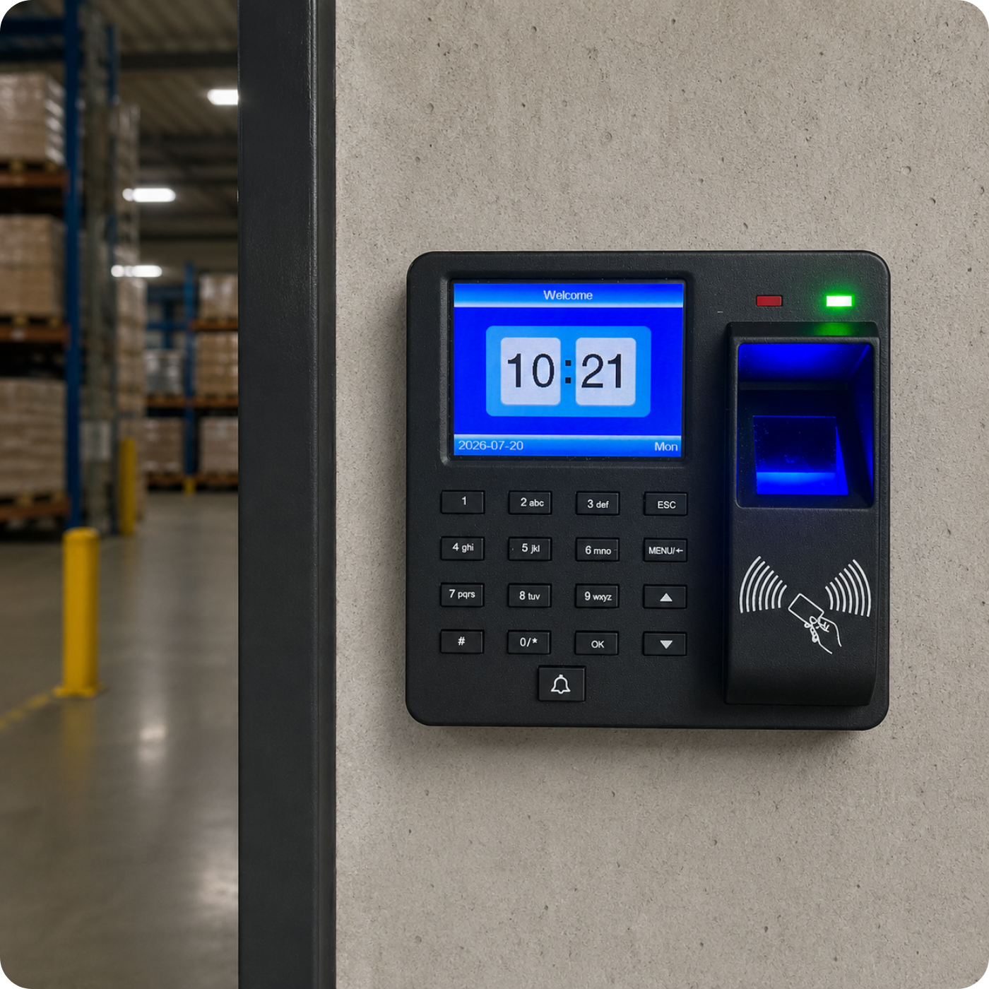 Rejestrator czasu pracy M10H RFID PIN Biometryczny