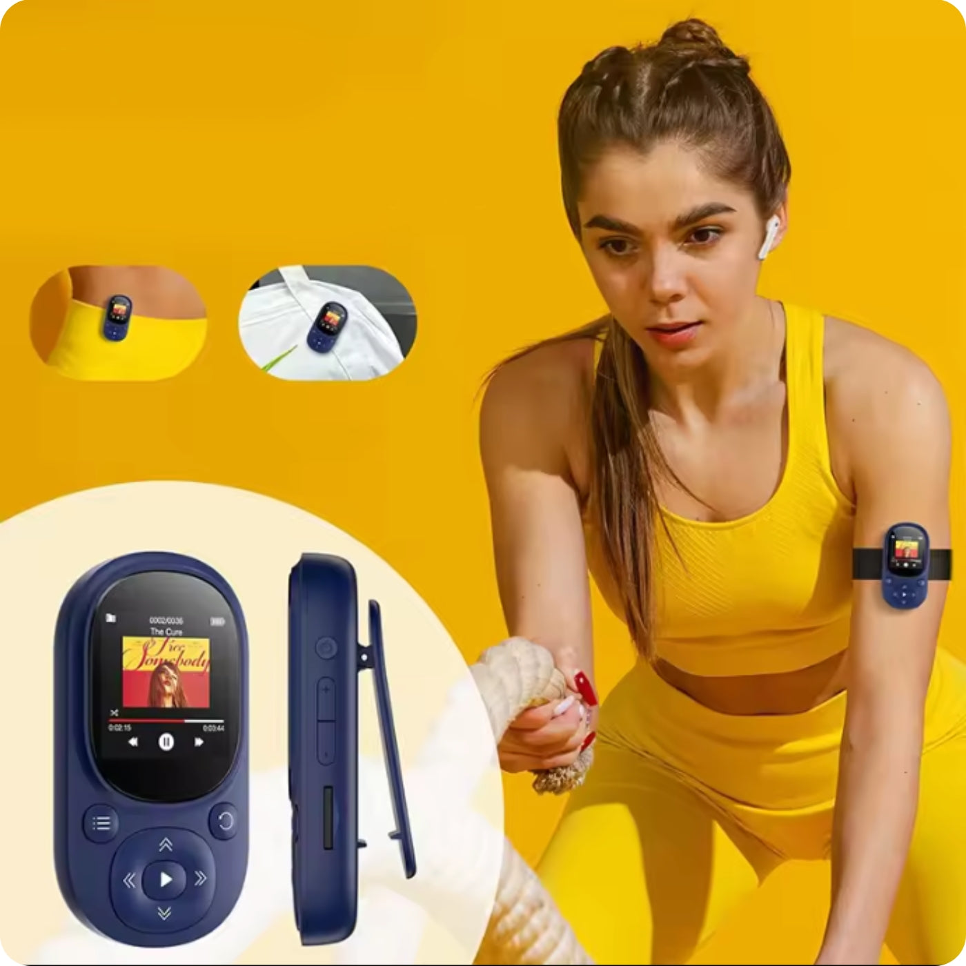 Odtwarzacz muzyki MP3 A11 64GB Granatowy Spreest