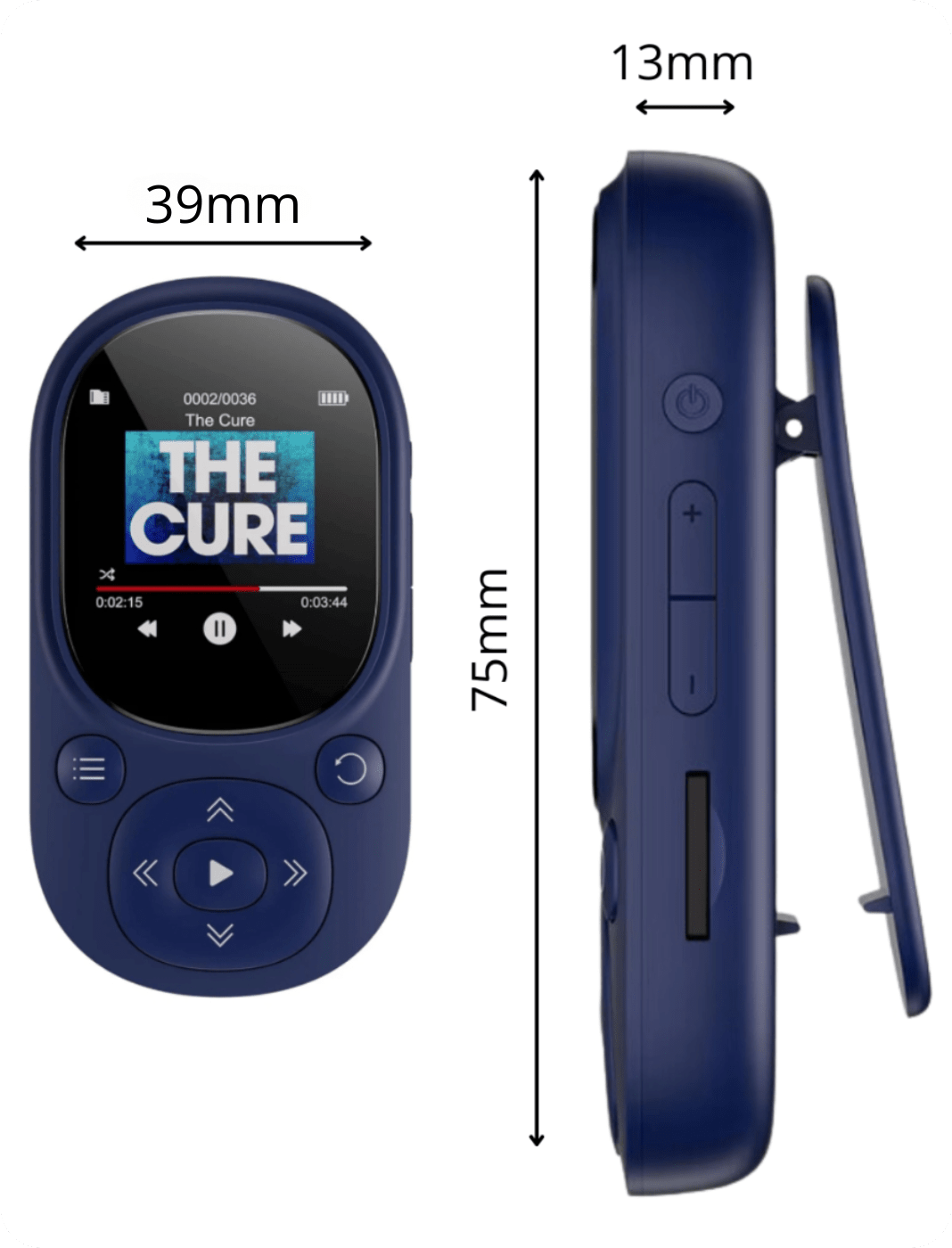 Odtwarzacz muzyki MP3 A11 64GB Granatowy Spreest