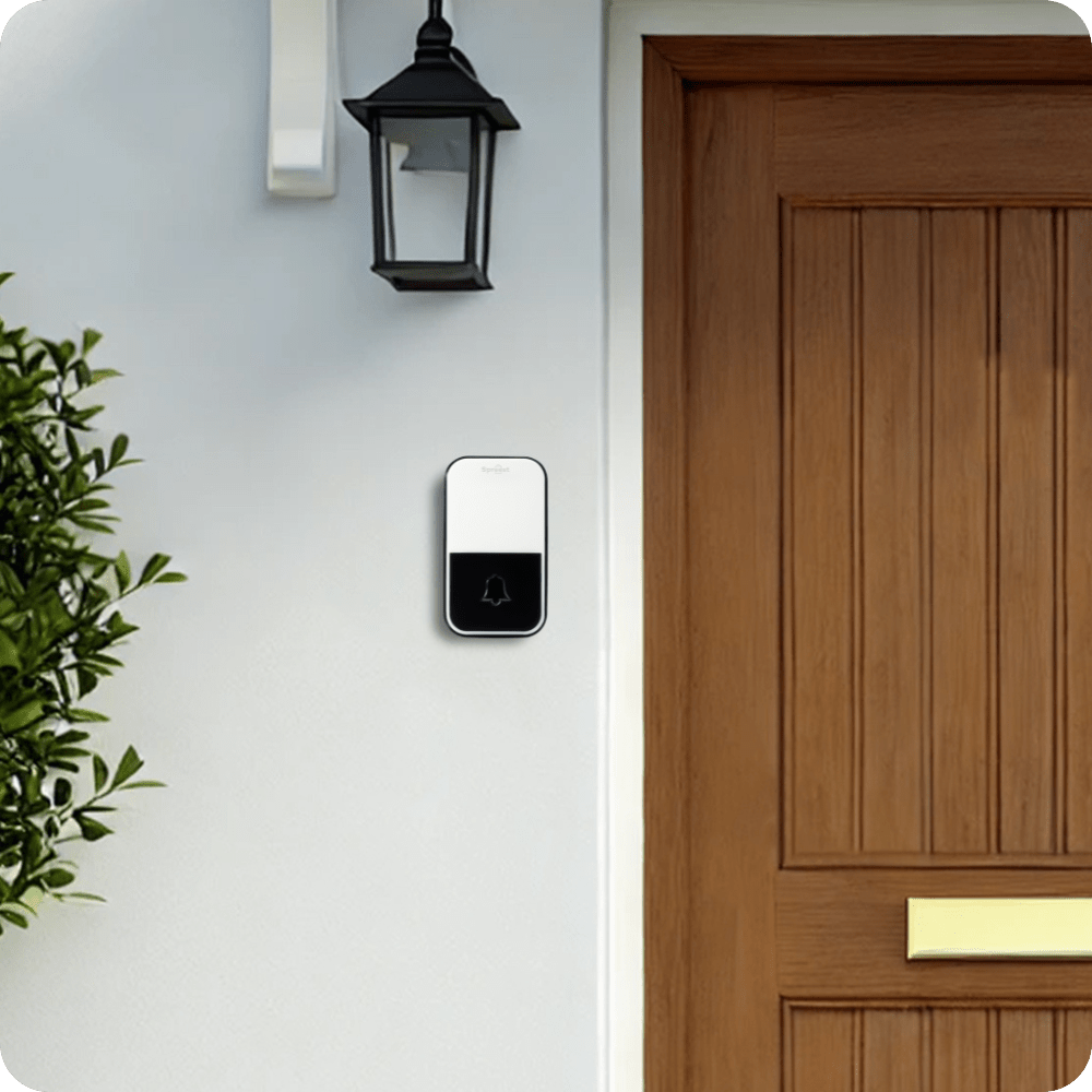 3x Dzwonek bezprzewodowy U199-WW 1T1R Biały Spreest