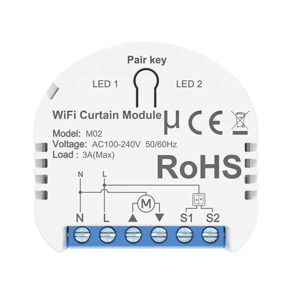 Dopuszkowy włącznik rolet żaluzji M02 Spreest