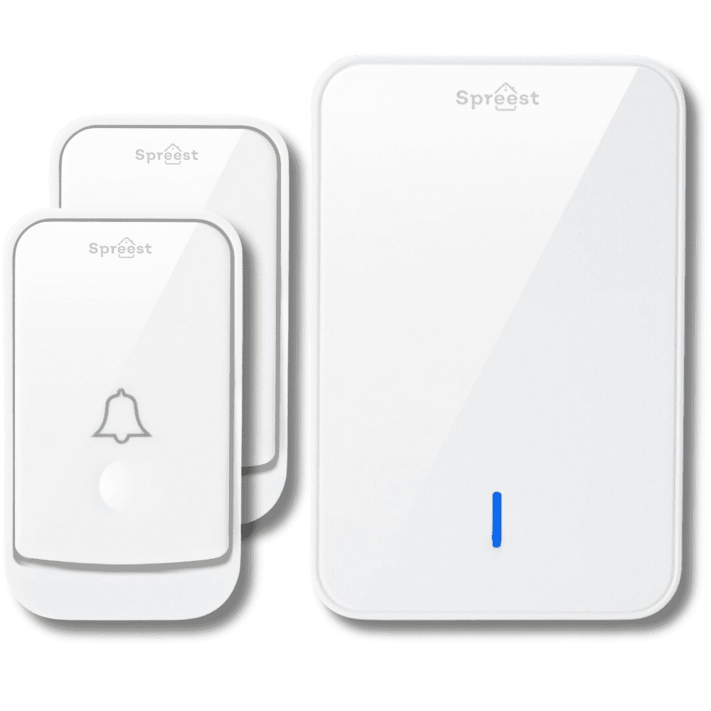 Dzwonek bezprzewodowy Q489489-WW 1T2R Biały Spreest