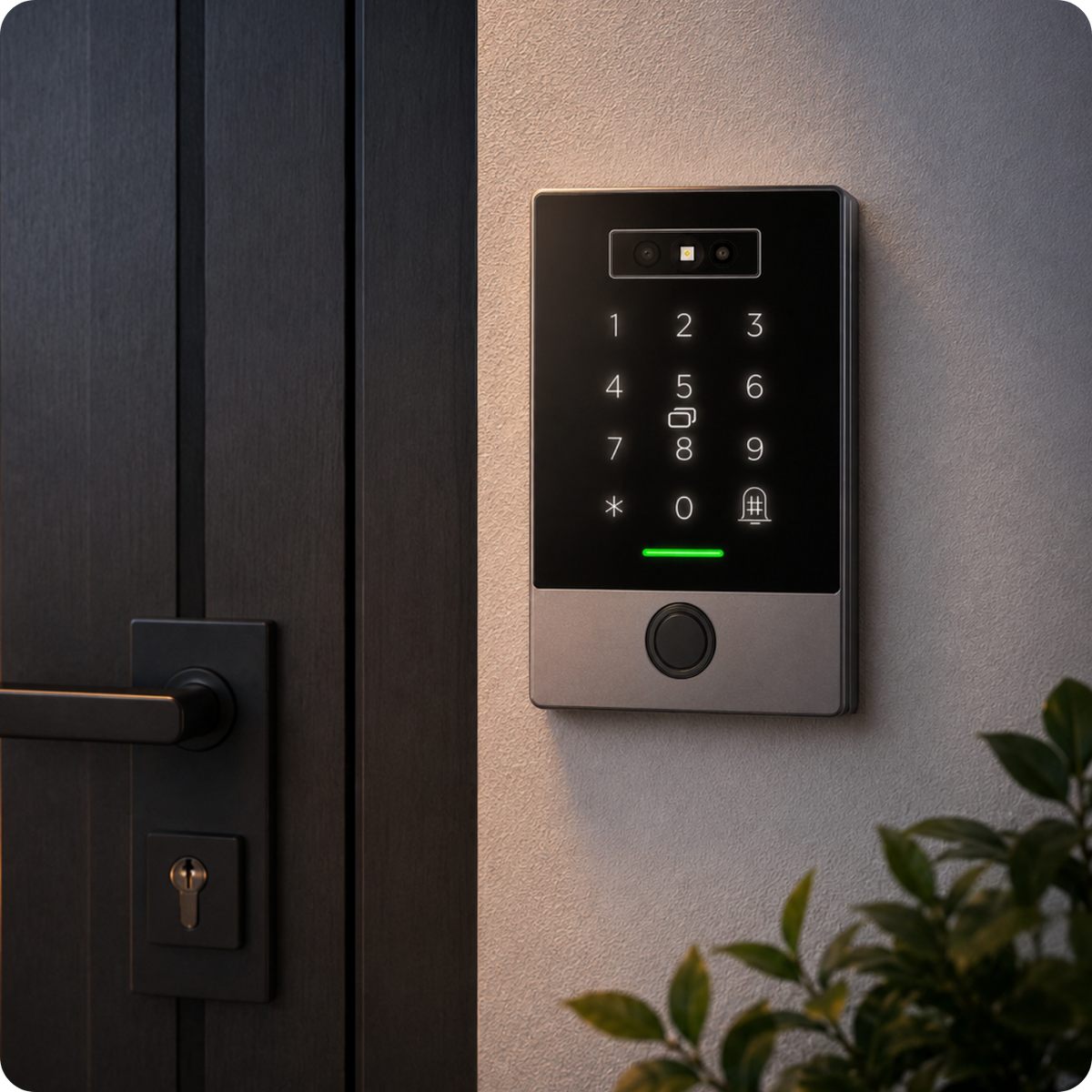 Zamek elektroniczny szyfrator z kamerą K3D TTLock