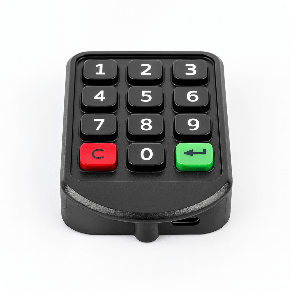 Elektronický zámek na skříňku CB-93B Black