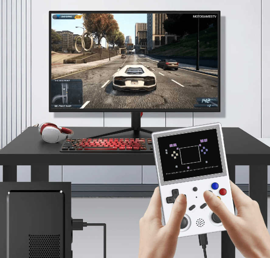 Konsola przenośna retro R36S White 64GB Spreest
