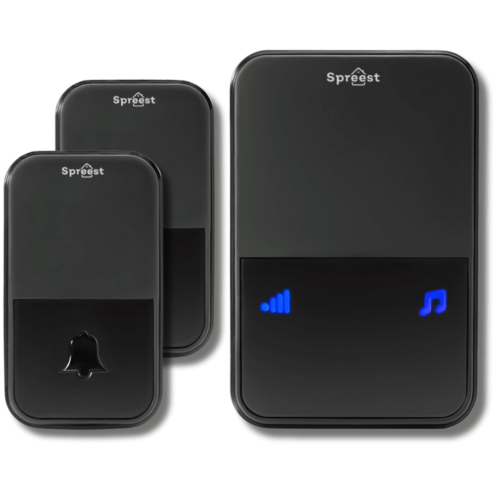 Dzwonek bezprzewodowy U199-BB 1T1R Czarny Spreest