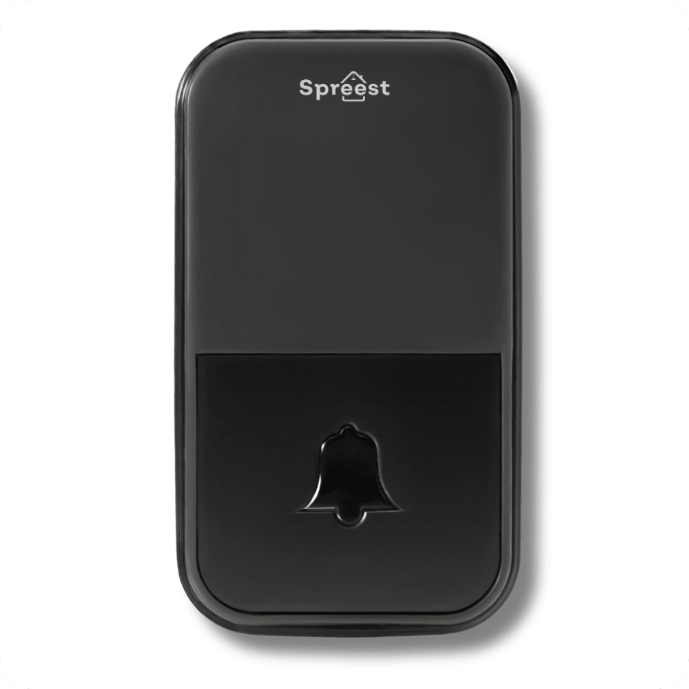 Dzwonek bezprzewodowy U199-BB 1T1R Czarny Spreest