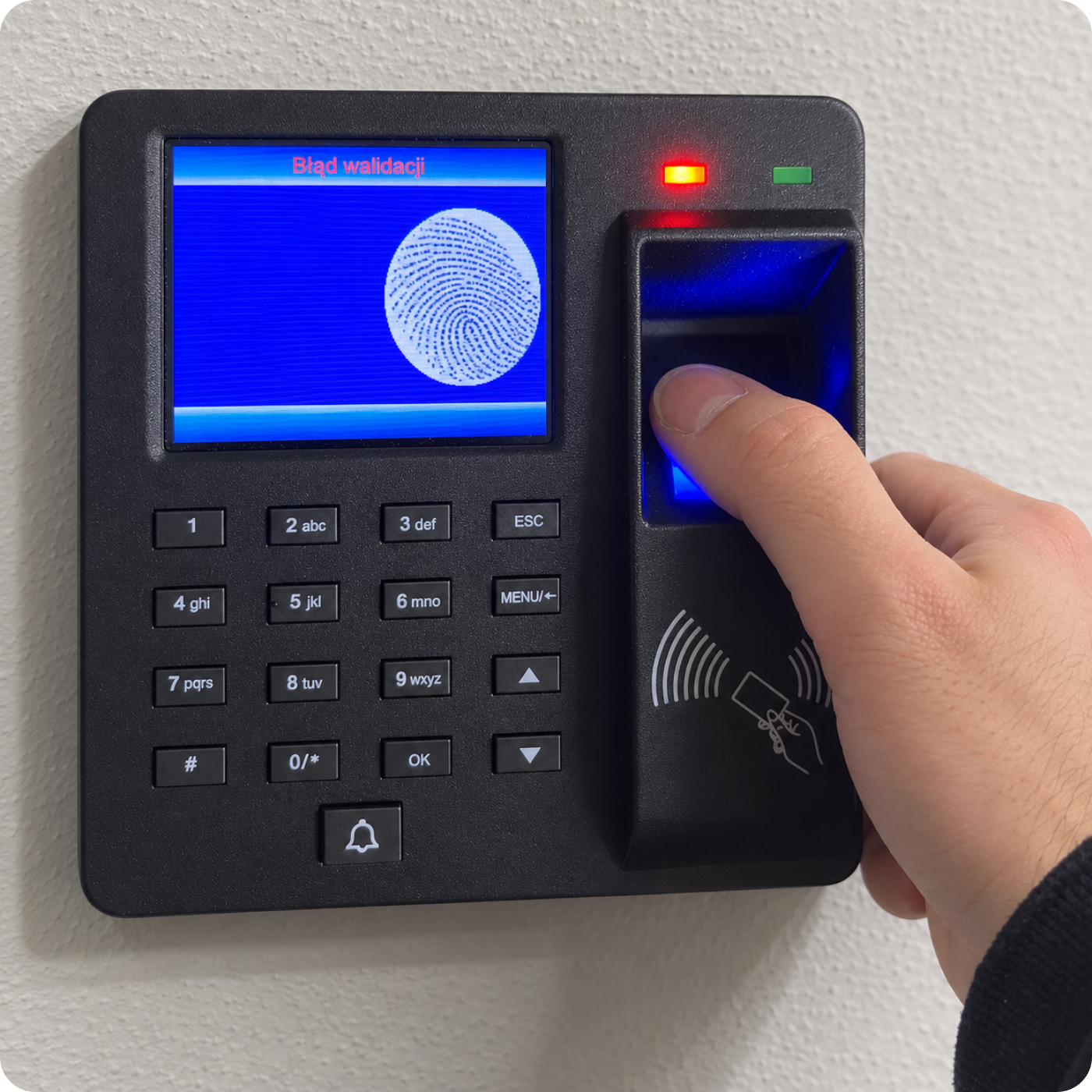 Rejestrator czasu pracy M10H RFID PIN Biometryczny