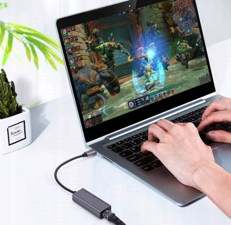 Adapter USB-C 3.1 LAN 1000Mbs Ethernet RJ45 HUB Spreest