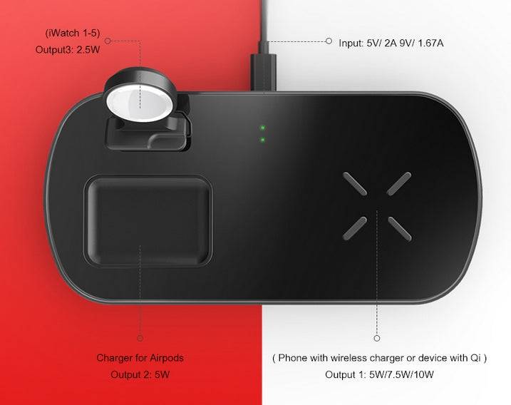 Ładowarka Indukcyjna do iPhone Apple Watch Airpods Spreest