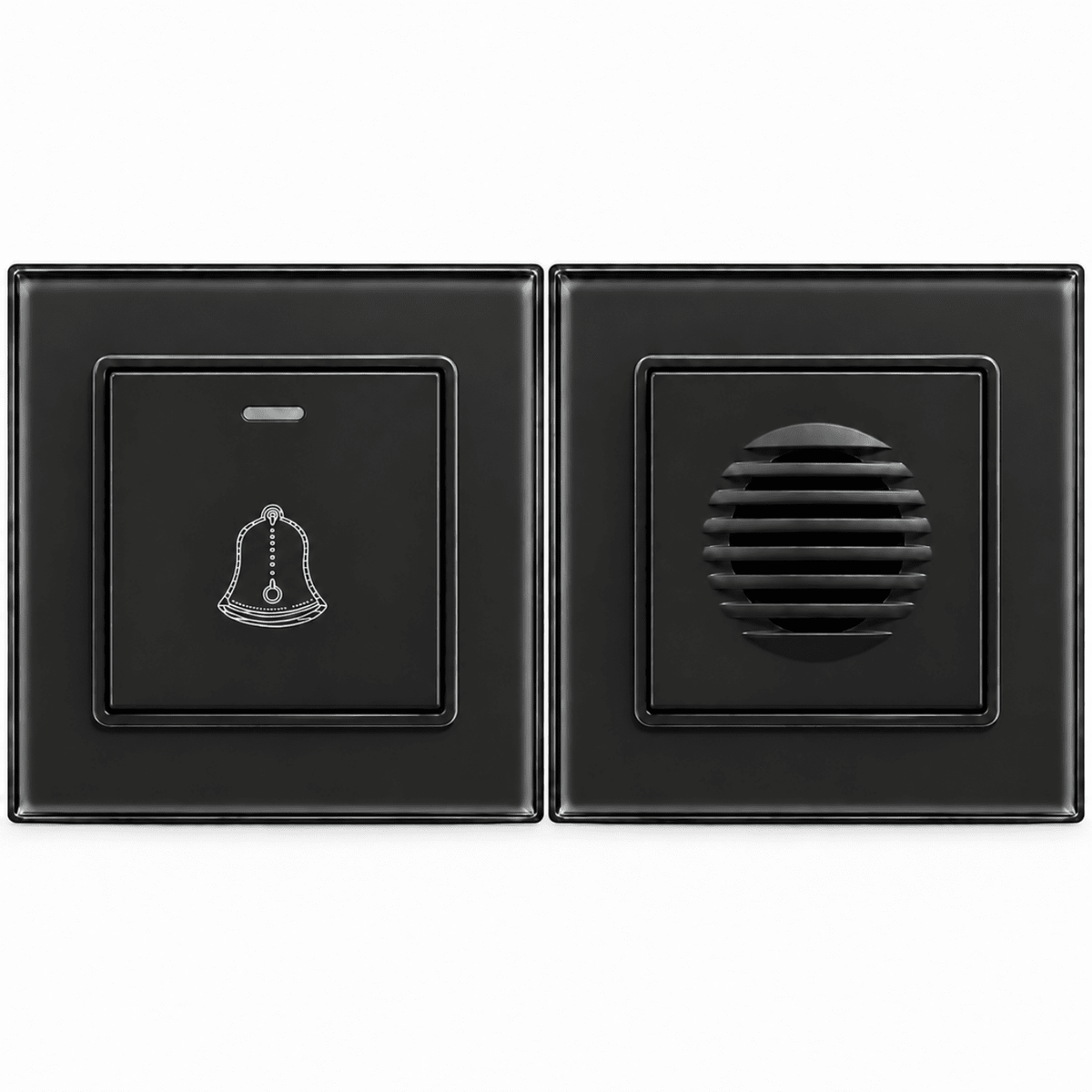Wired doorbell button D01 White 