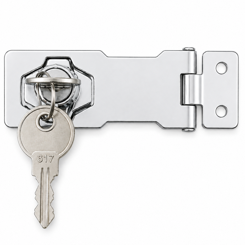 Zamek meblowy do szafki skrytki CB-108 Silver