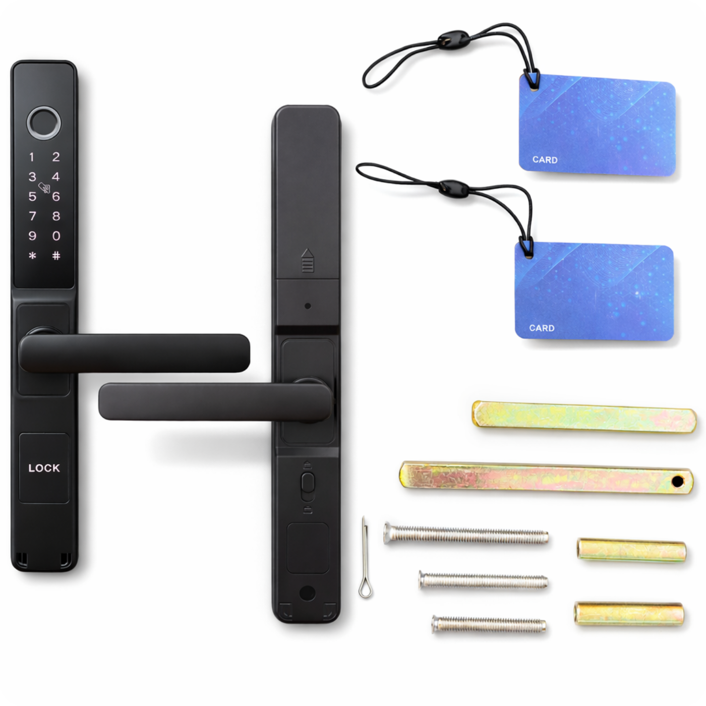 Zamek elektroniczny klamka A209B 50/72 TTLock Black
