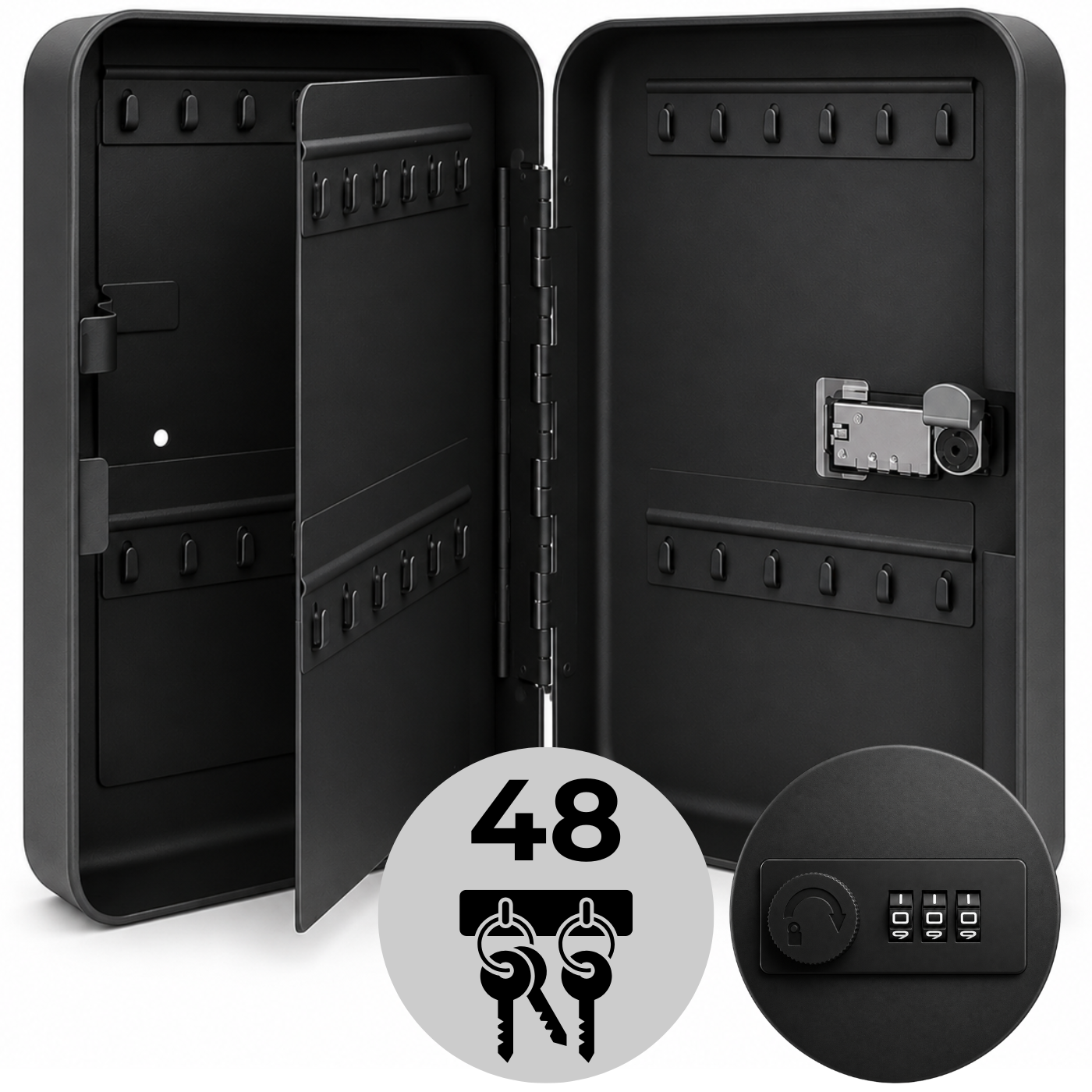 Skrzynka na klucze z zamkiem S4A-808 48x Pin