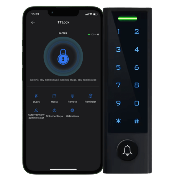 Zamek elektroniczny szyfrator TB2ABS TTLock