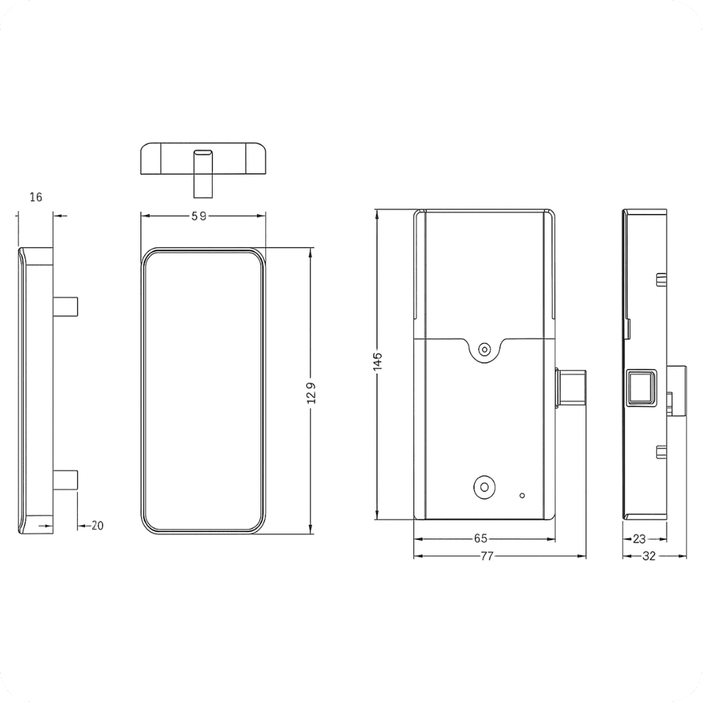 S4A-179 cabinet lock 