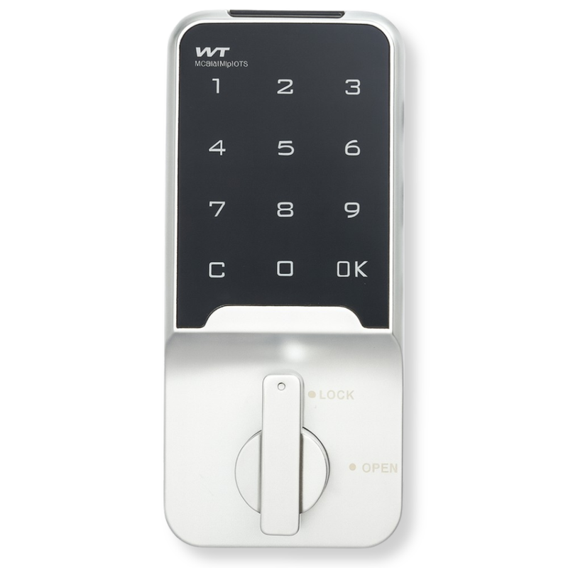 Zamek elektroniczny do szafki M-1601S 22mm Black-Silver