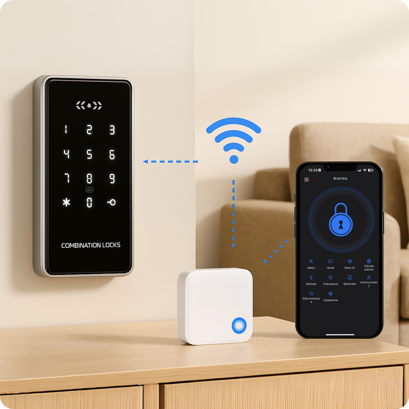 Bramka centralka sterująca G5 TTLock WiFi 2.4GHz + 5GHz