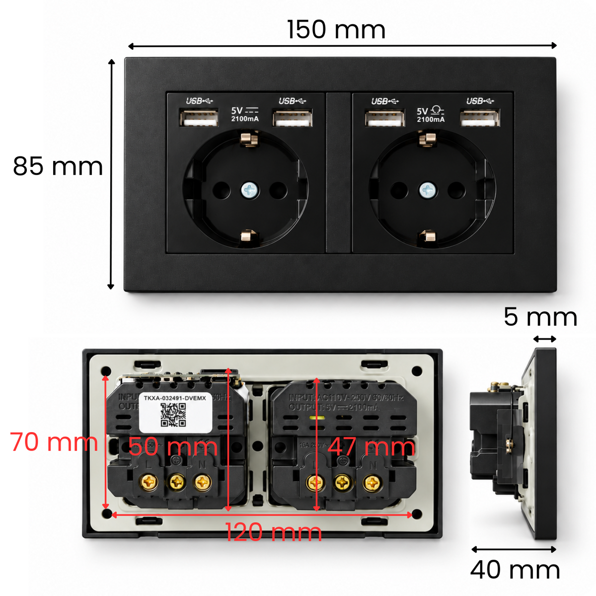 Mini kamera w gniazdku WF-ES22 WiFi