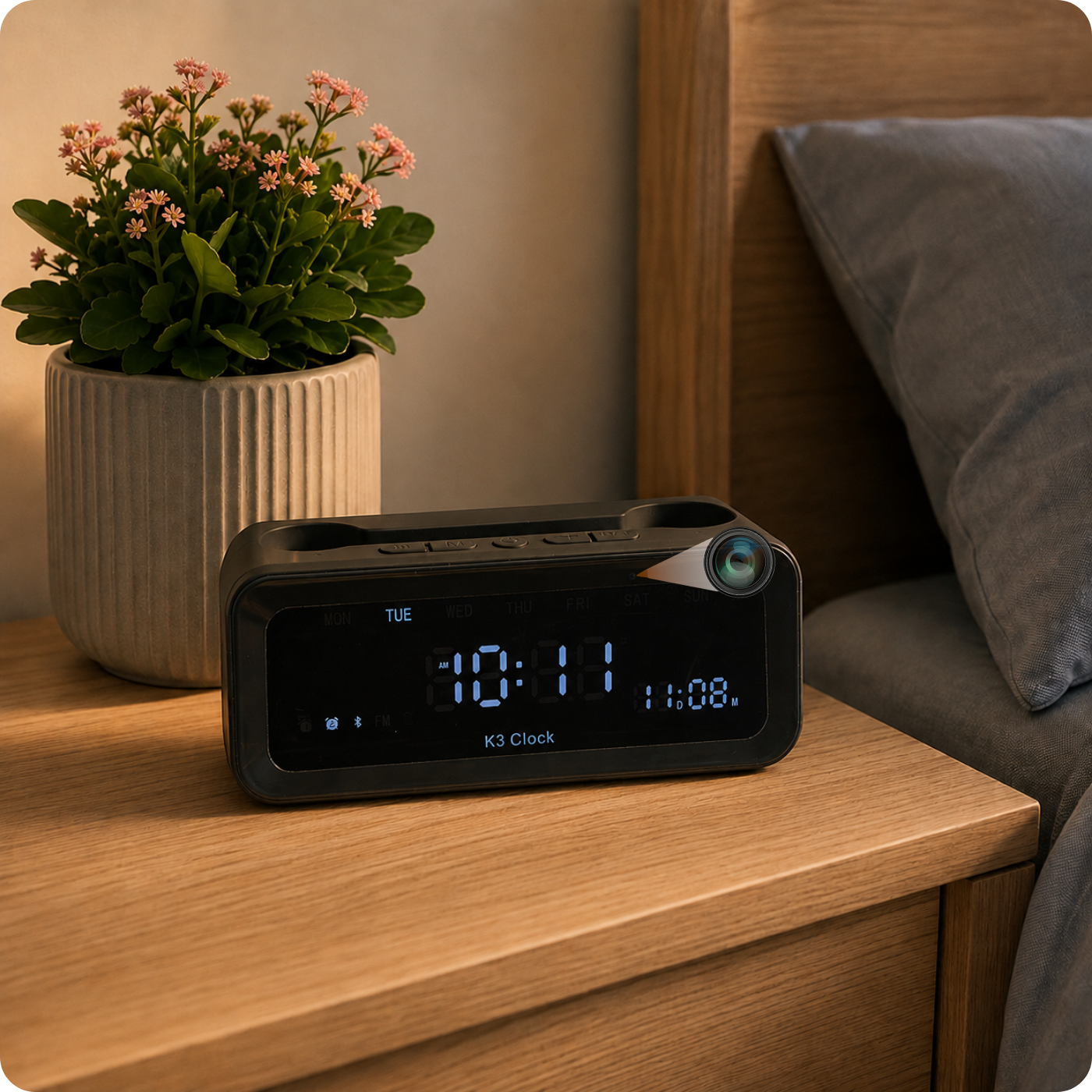Mini kamera w budziku K3 WiFi