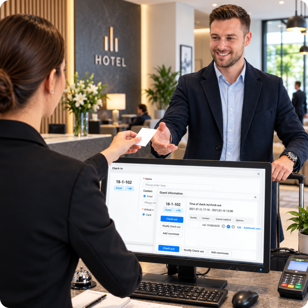 Hotelowy wyłącznik prądu na kartę ES4W TTLock