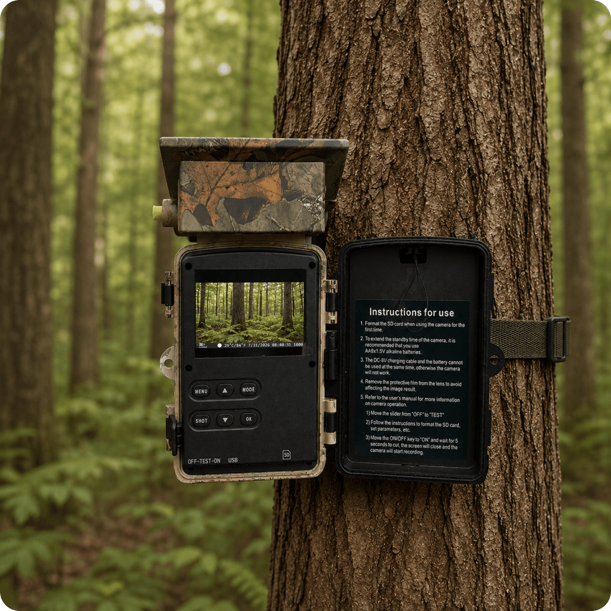 Fotopułapka kamera leśna PR903G 5K TrailCamGo