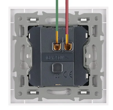 Wired doorbell button D01 Black