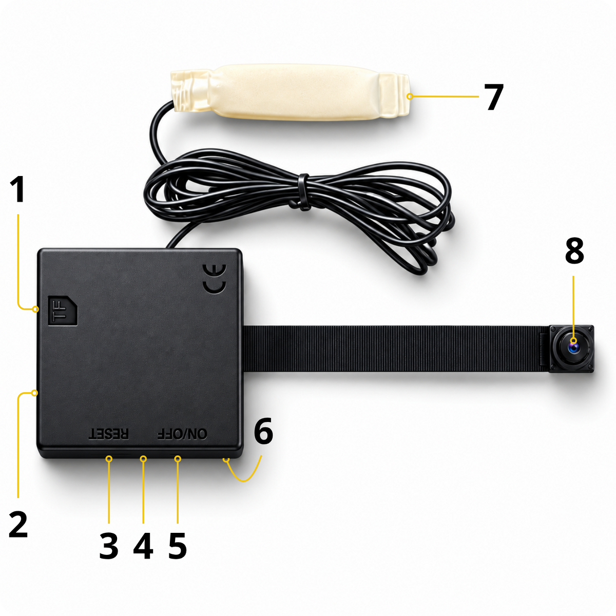 Mini kamera z mikro słuchawką A1W-B WiFi