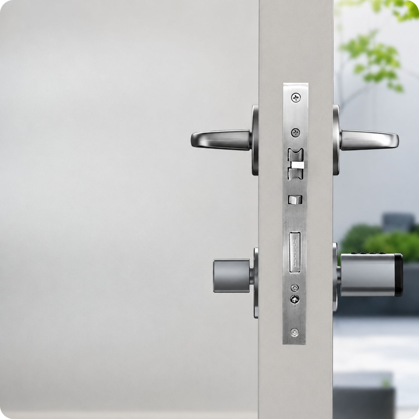 Zamek elektroniczny wkładka V1-W TTLock Silver Wodoodporna