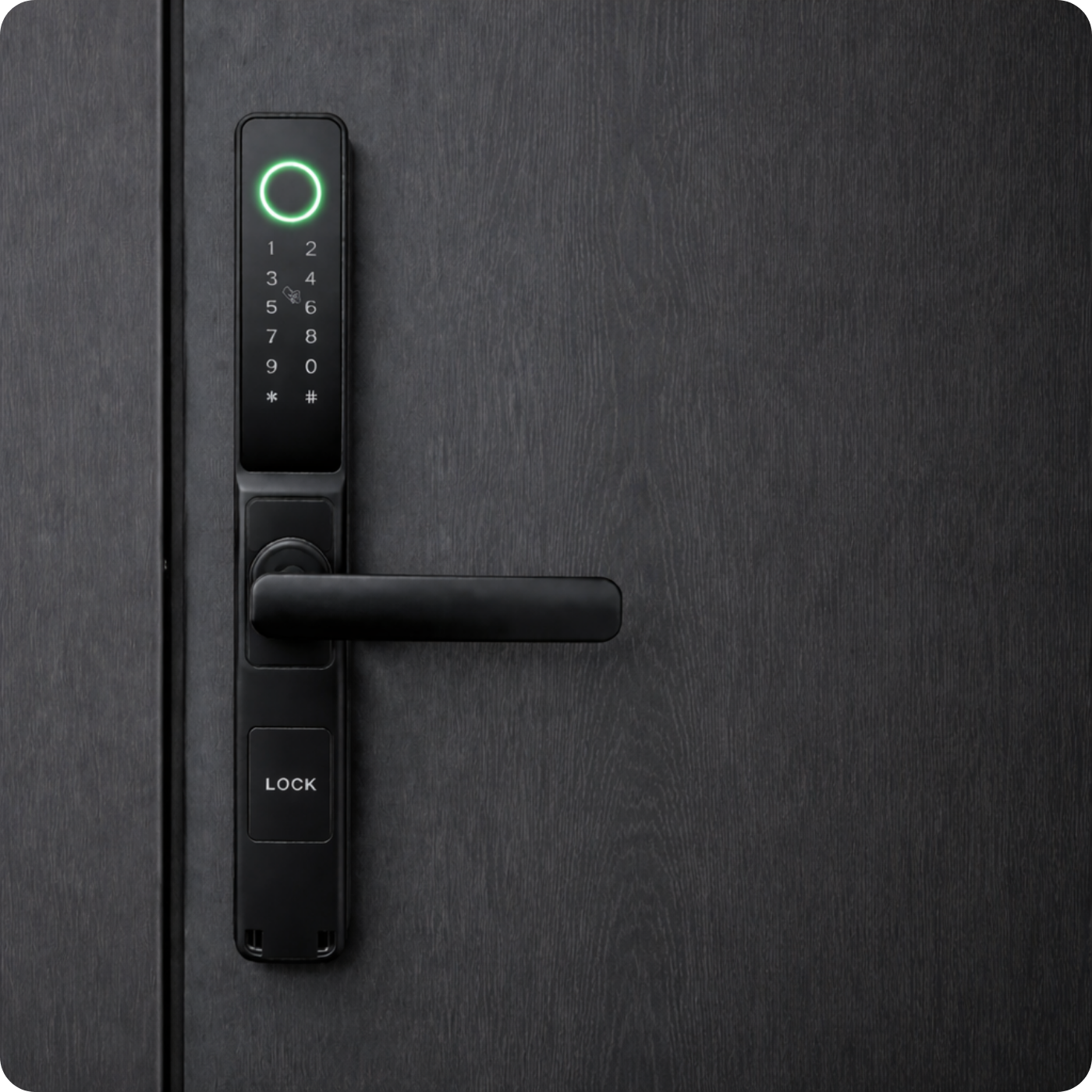 Zamek elektroniczny klamka A209B 50/72 TTLock Black