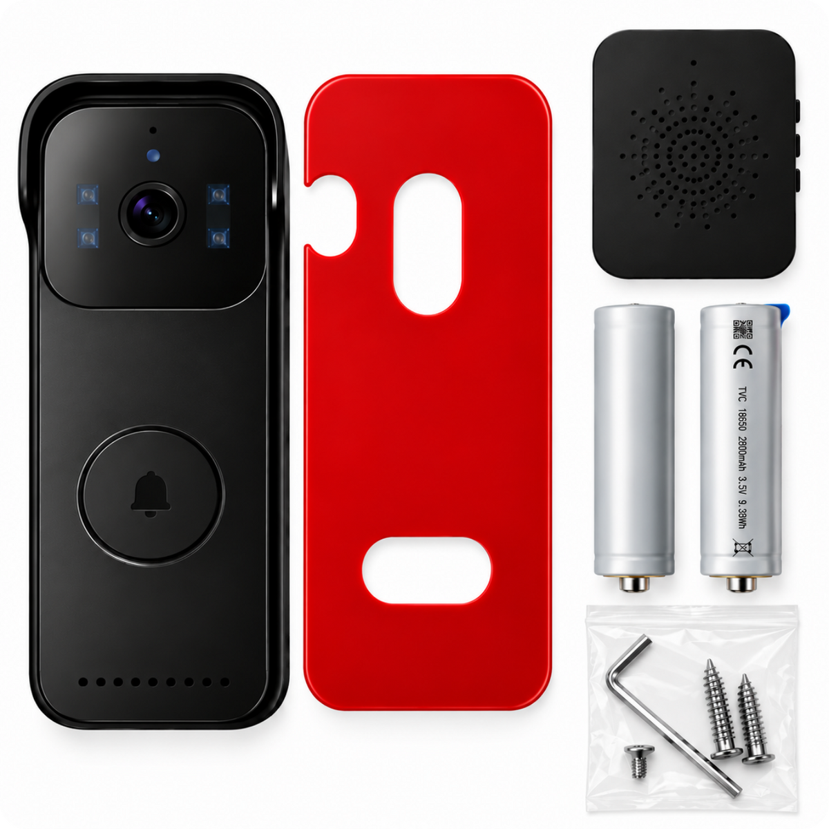 Dzwonek bezprzewodowy wideo intercom DB3 TTLock